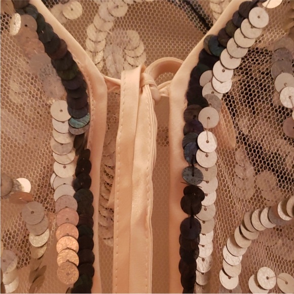 Temperley London Mesh, Silk & Sequin Jacket S/M - Picture 8 of 9